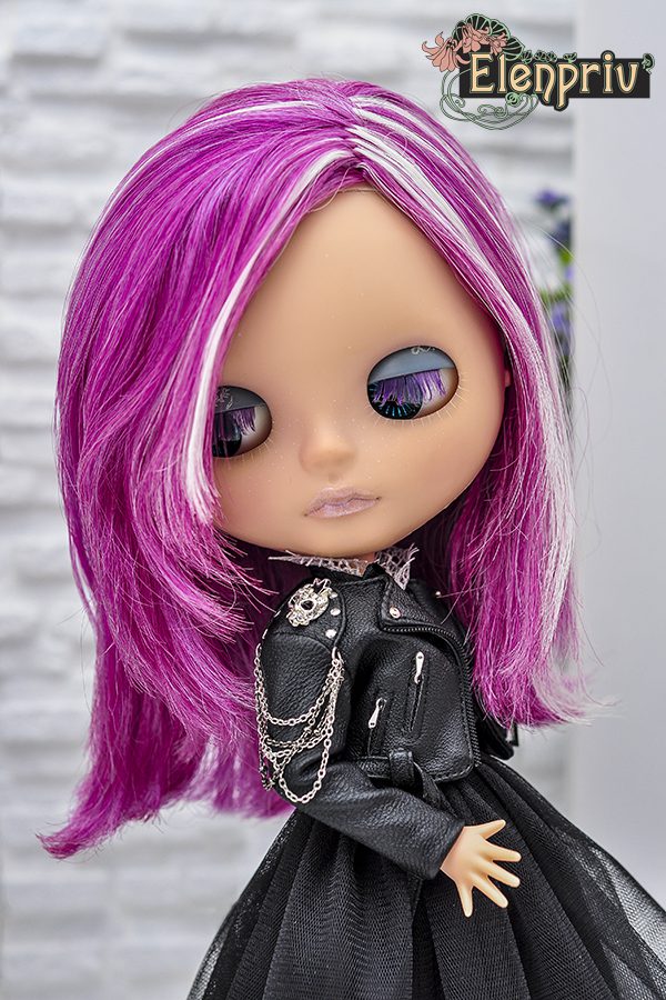 Black leather jacket for Blythe doll and similar body size dolls – ELENPRIV  doll fashions