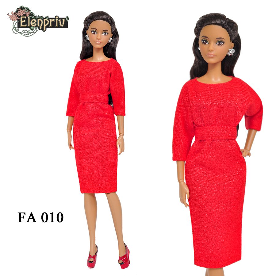 red dress doll