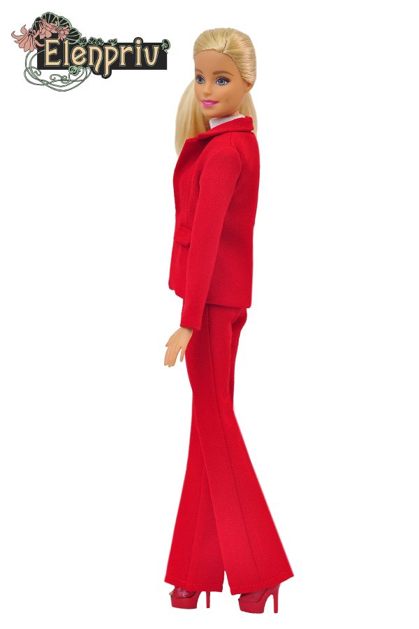 barbie in red