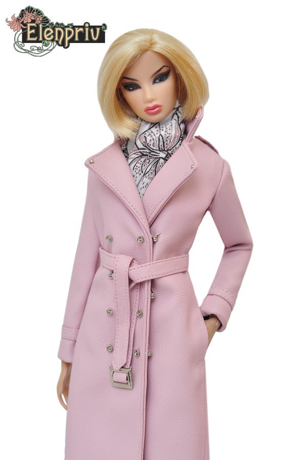 Pink and white checkered tweed Chanel style jacket w/lining {Choose size}  Fashion royalty FR2 Poppy Parker Blythe 11 1/2″ Brb Momoko dolls – ELENPRIV  doll fashions