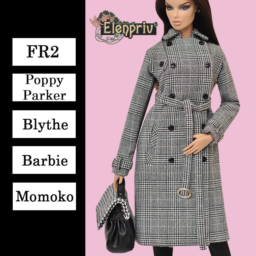 barbie trench coat