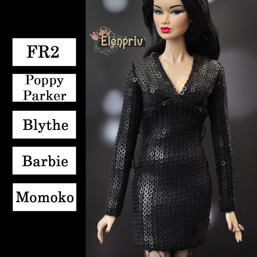 poppy Parker Integrity_toys nuface Barbie 2pc set momoko poppy Parker 