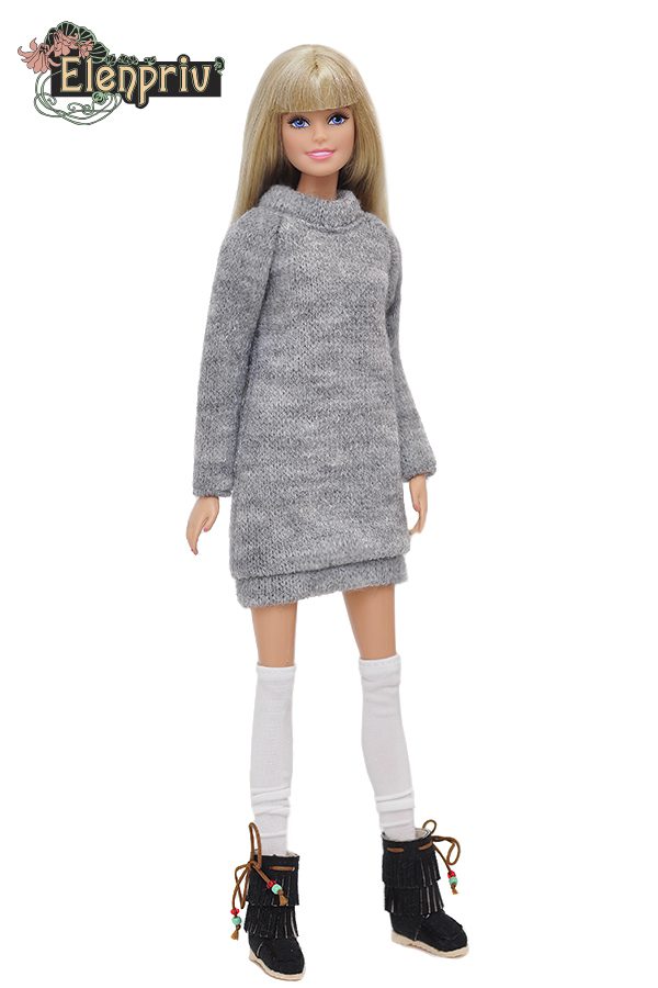 sweater dress barbie
