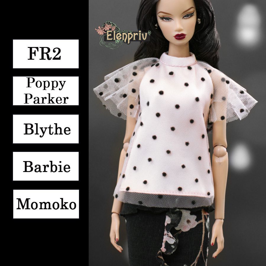 barbie mesh top