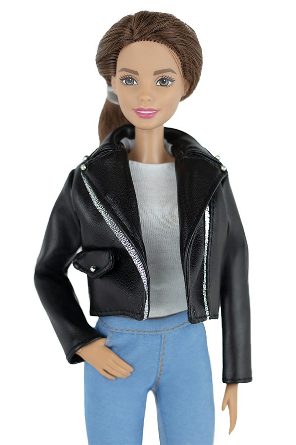 barbie leather jacket