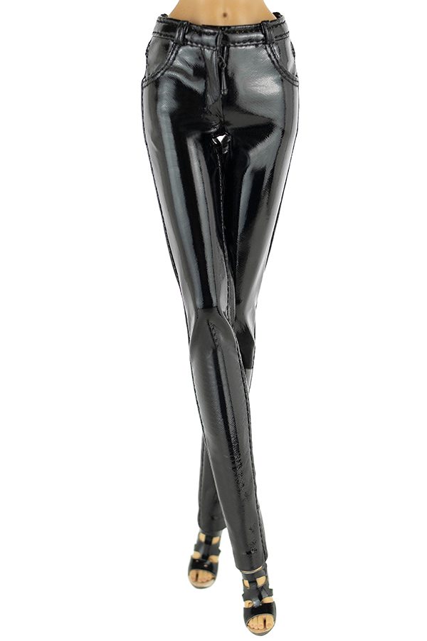 Black patent leather pants {Choose size} Fashion royalty FR:16