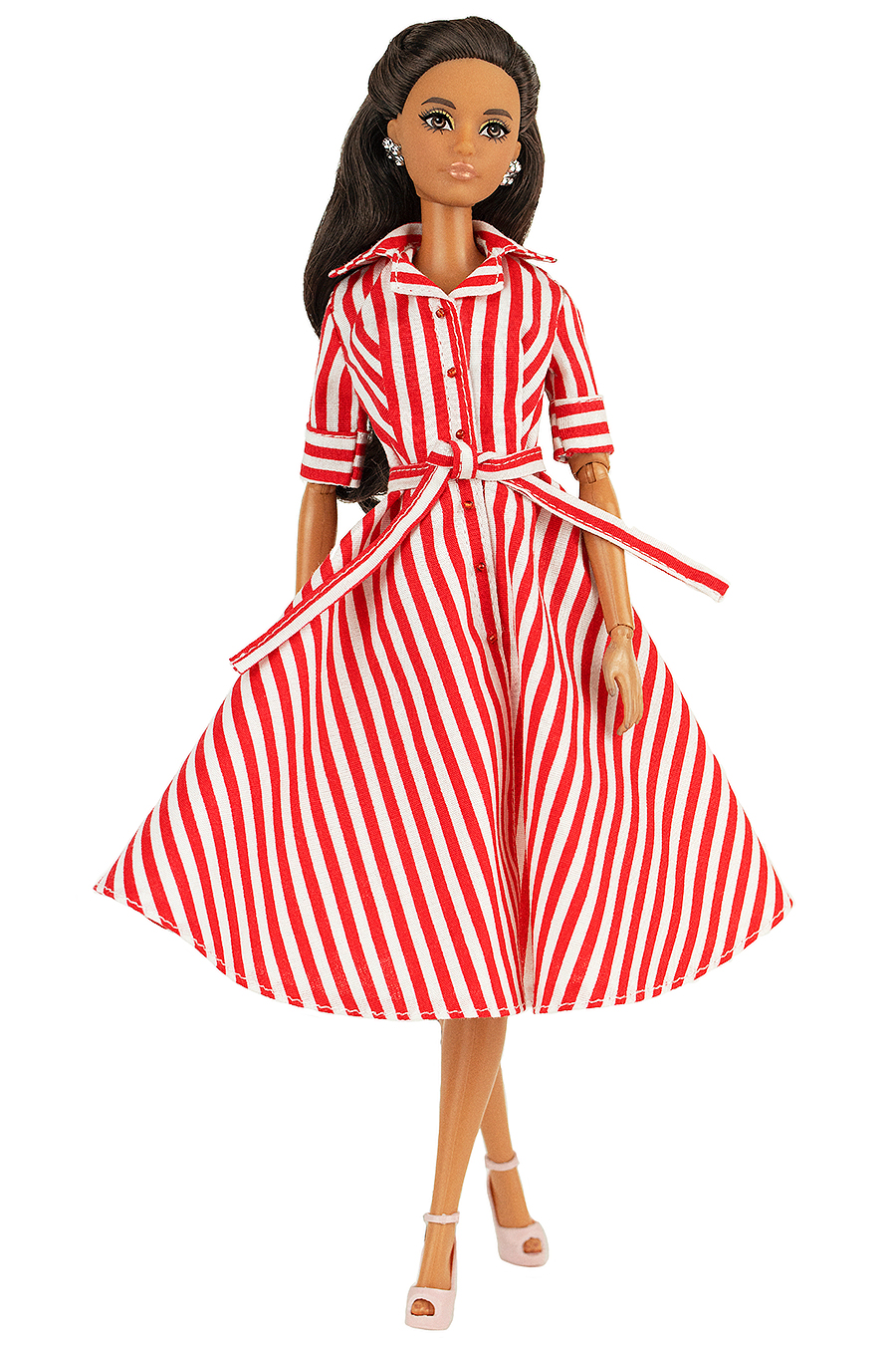 barbie striped dress